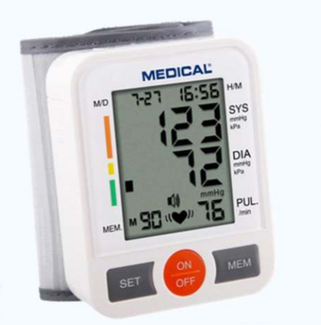 Blood Pressure Monitor automatic wrist cuff digital detector