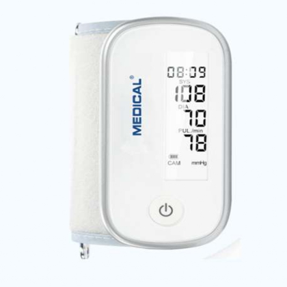 Blood-Pressure-Monitor-Portable-automatic-Rechargeable-battery-AC-Adapters