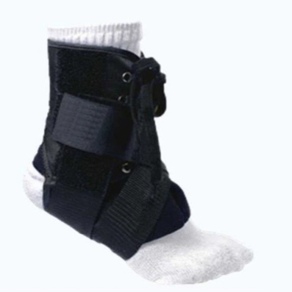 Ankle brace with braid: Universal