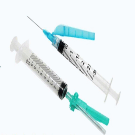 Safety Needle with Syringe 3part- 3ml