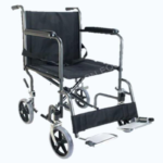 Wheelchair for transport, 19inch removable arm and footrest